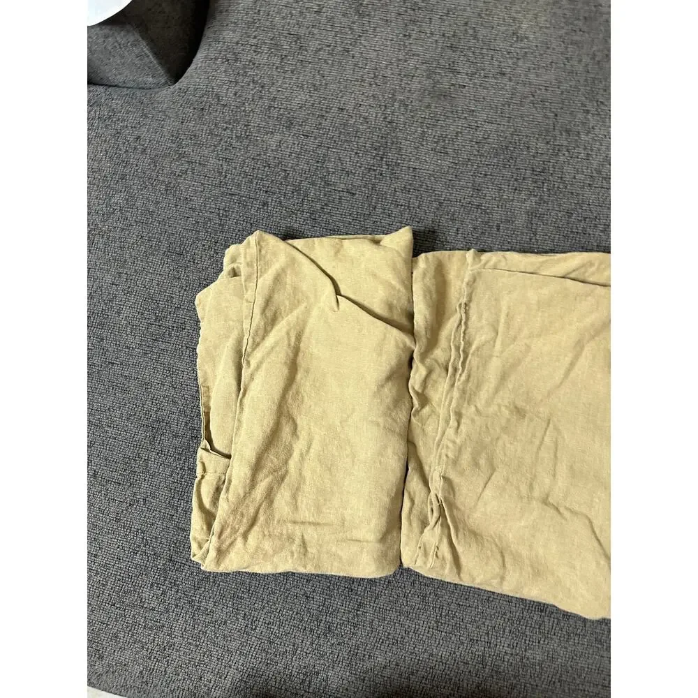 Cultiver 100% Linen Pillowcases Set of 2 Army Green Standard